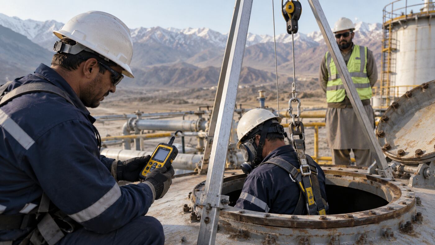 Gas Detection in Confined Spaces