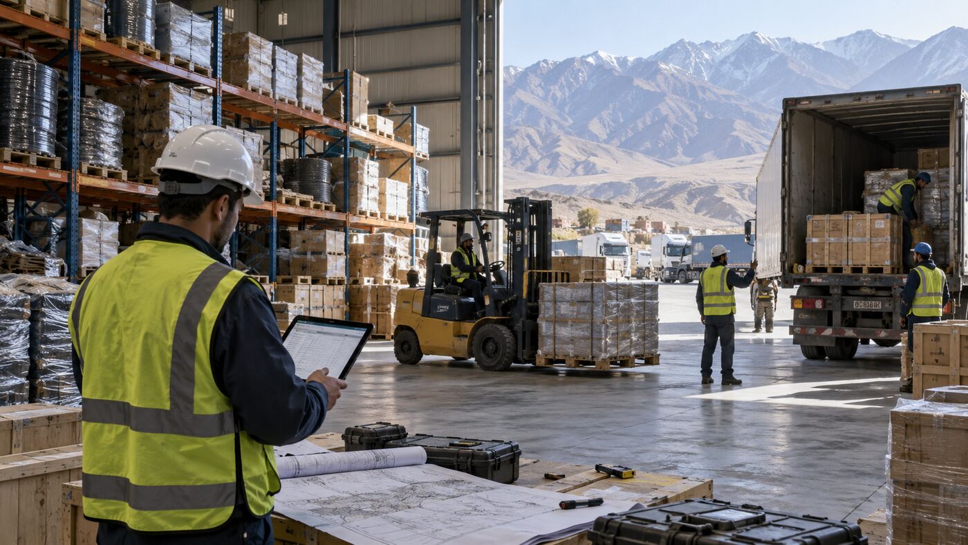 Warehouse Planning for Project Supplies